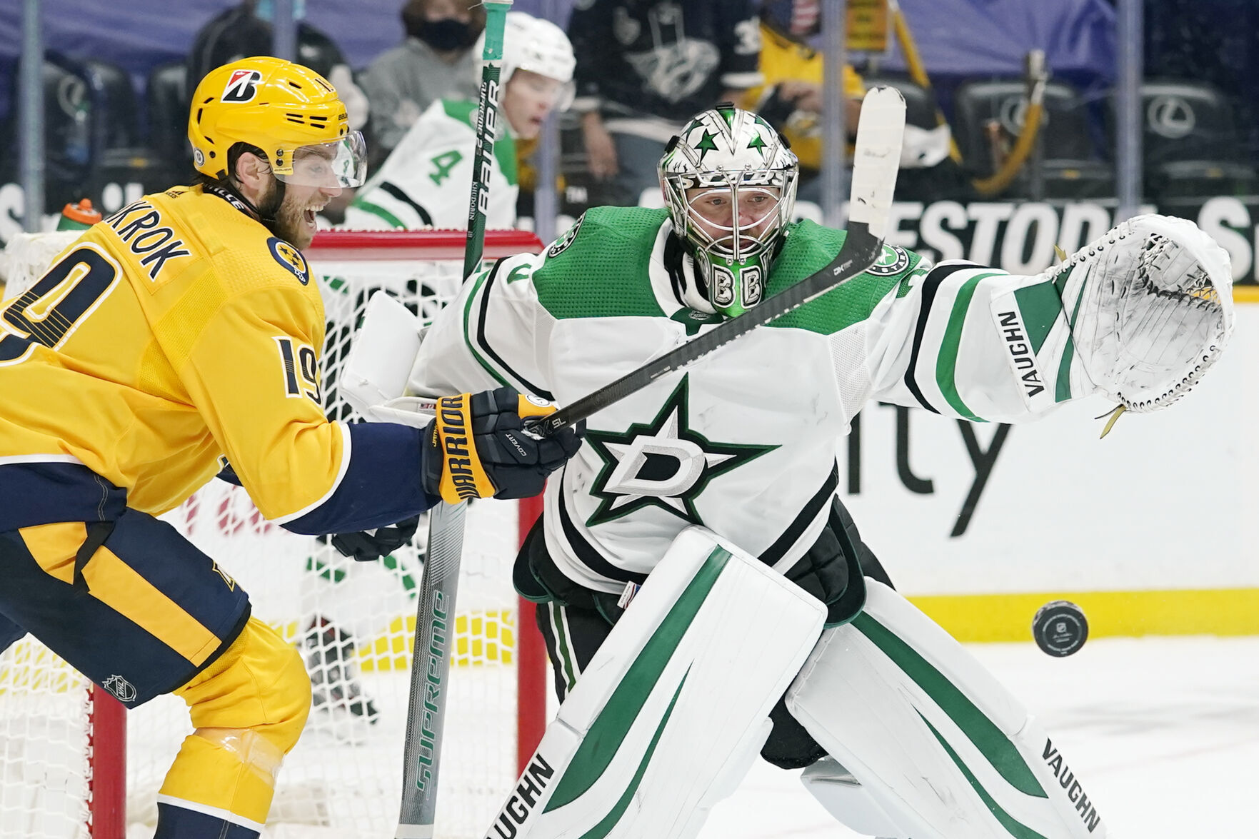 APTOPIX Stars Predators Hockey